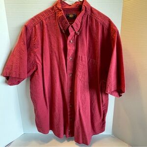 Route 66 Men's Short Sleeve Button Down Shirt Size XL